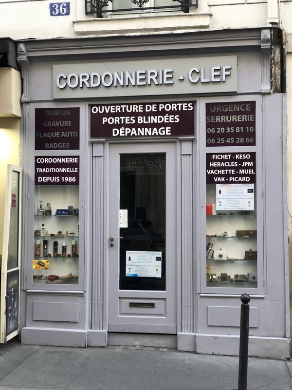 Cordonnerie-clef