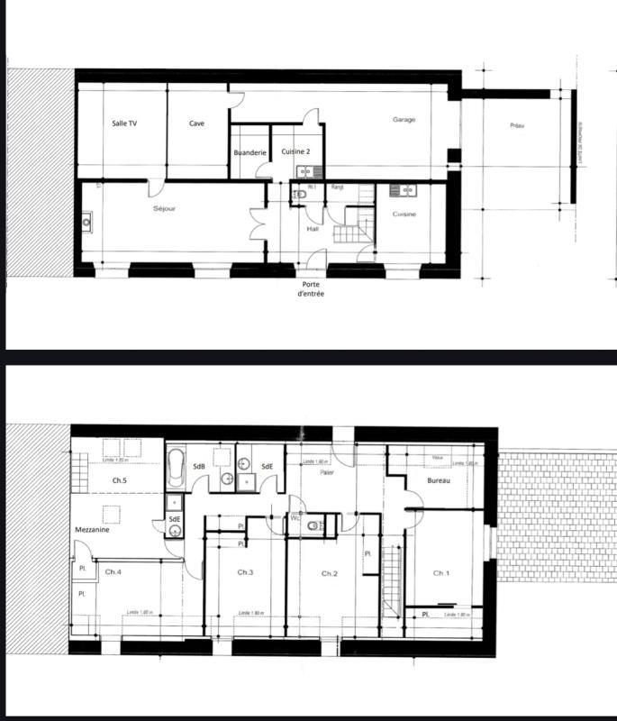 Longère - 197 m² - 8 pièces