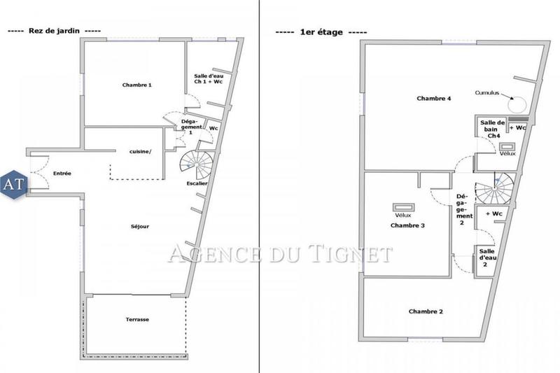 Duplex - 157 m² - 5 pièces