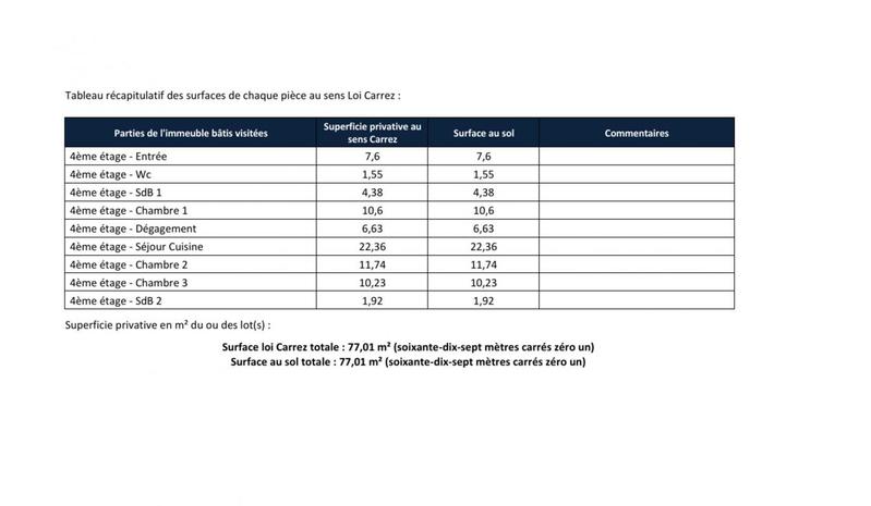 Appartement - 77 m² - 4 pièces