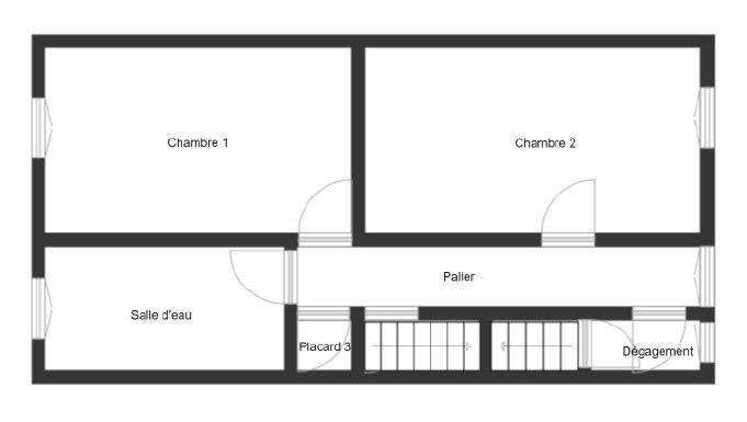 Maison - 71 m² - 3 pièces