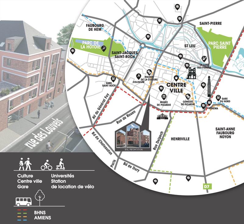 Appartement - 43 m² - 2 pièces