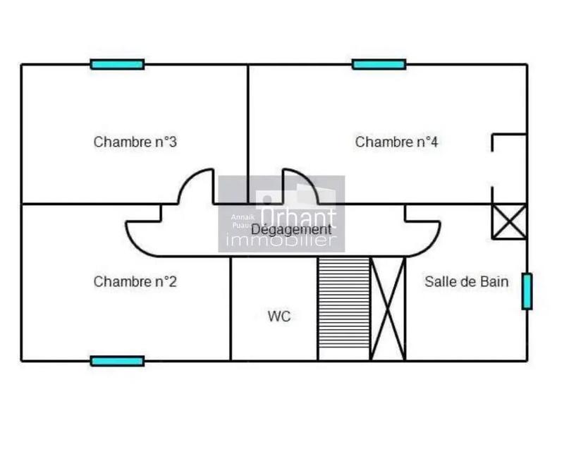 Maison - 95 m² - 6 pièces