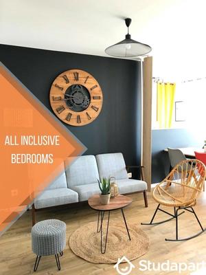 Chambre - 10 m² - 1 pièce