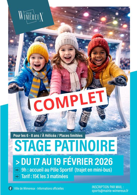 Mairie de Wimereux - Service des sports - Stage Patinoire