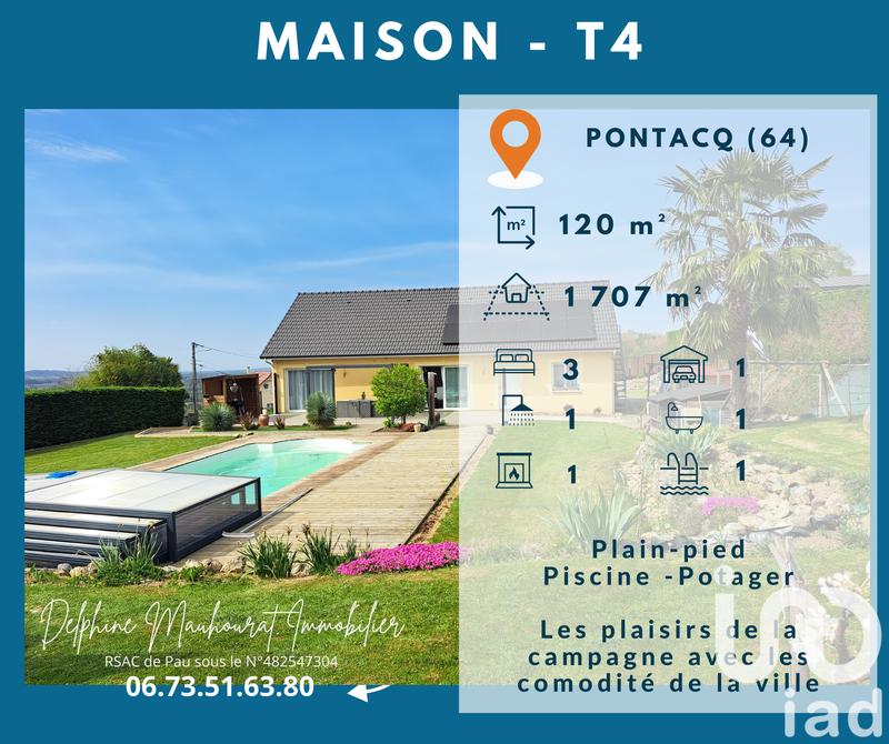 Maison - 120 m² - 4 pièces