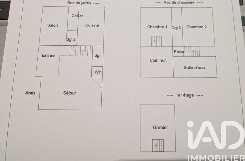 Maison de ville - 102 m² - 5 pièces