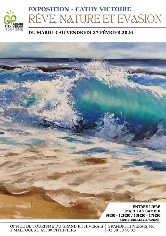 Exposition de peinture de Cathy Victoire