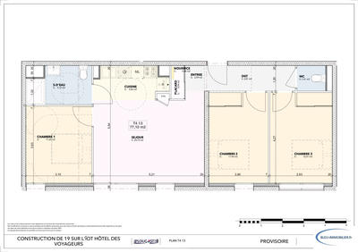 Appartement - 77 m² - 4 pièces