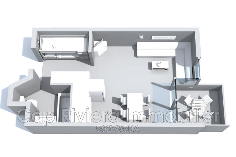 Appartement - 23 m² - 1 pièce