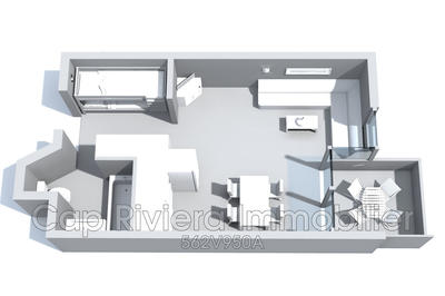 Appartement - 23 m² - 1 pièce