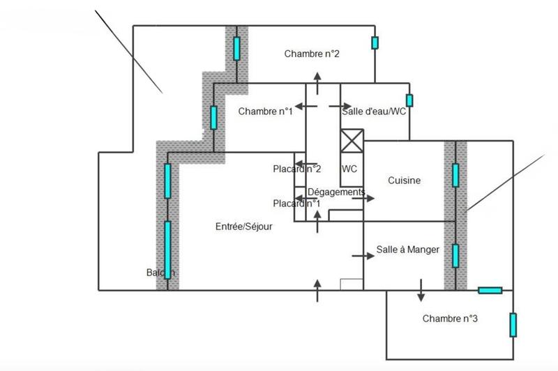 Appartement - 116 m² - 5 pièces
