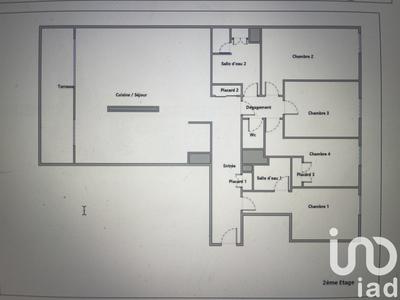 Appartement - 106 m² - 6 pièces