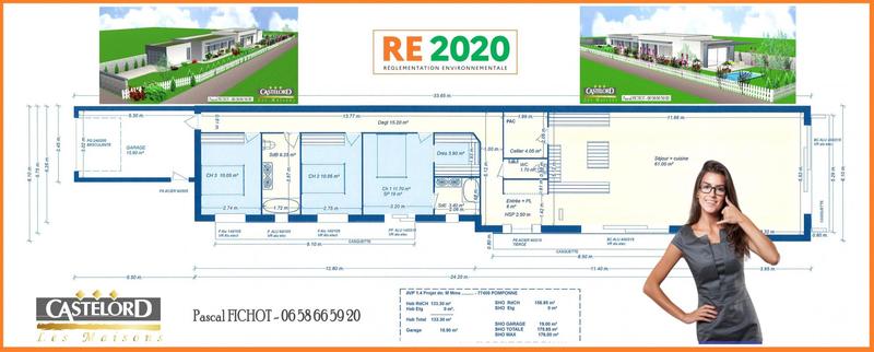 Maison - 133 m² - 3 pièces