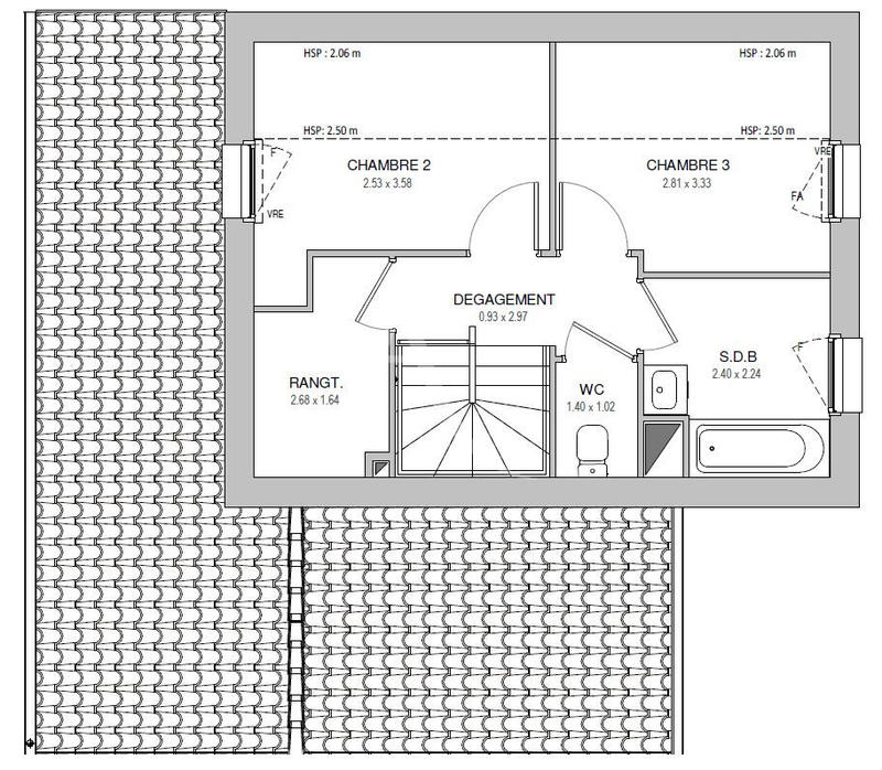 Maison - 84 m² - 4 pièces