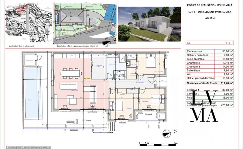 Villa - 119 m² - 4 pièces