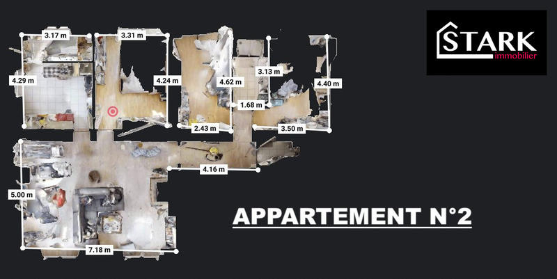 Appartement - 95 m² - 5 pièces