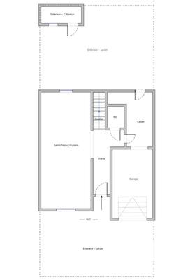 Maison de ville - 71 m² - 4 pièces