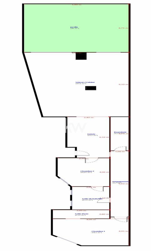 Appartement - 105 m² - 3 pièces