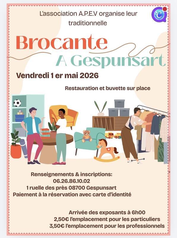 Brocante de gespunsart 2026