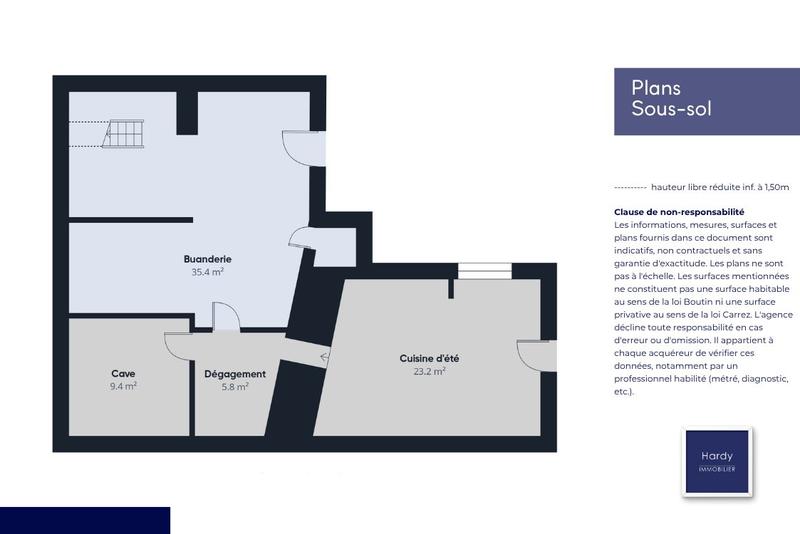 Maison ancienne - 102 m² - 5 pièces