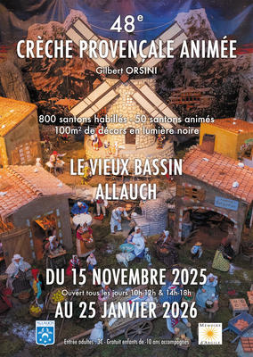 48ème Crèche de Santons animés de Gilbert Orsini