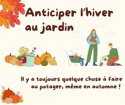 Anticiper l'hiver au jardin