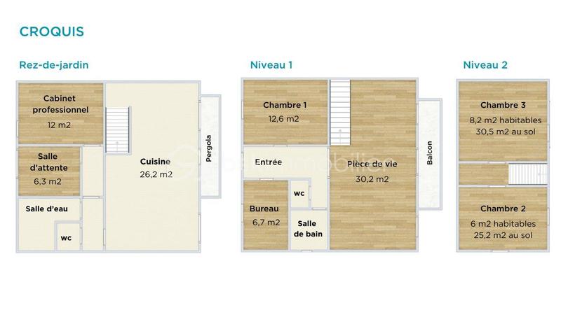 Maison - 135 m² - 6 pièces