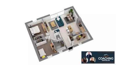 Maison - 60 m² - 4 pièces