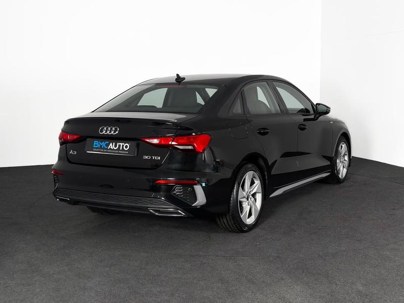 Audi A3 Berline 30 Tdi 116ch s-Line Ja17p Virtual Cockpit Sieges Sport Chauff Carplay Regul 116 Ch