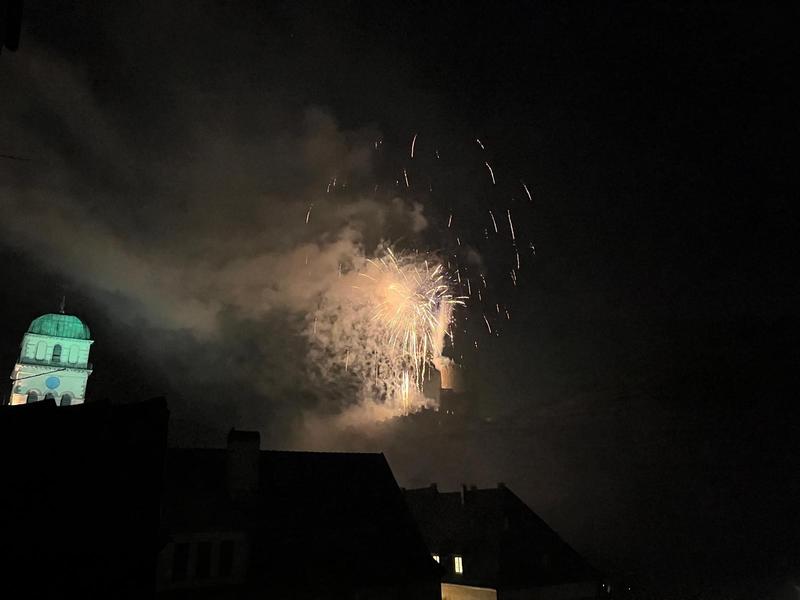 Feu d'artifice du réveillon de la Saint-Sylvestre