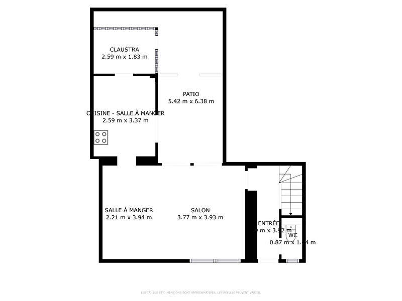 Appartement - 69 m² - 3 pièces