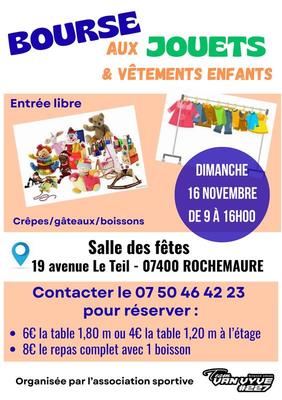 Bourse aux jouets, vêtements enfants - décorations de noël