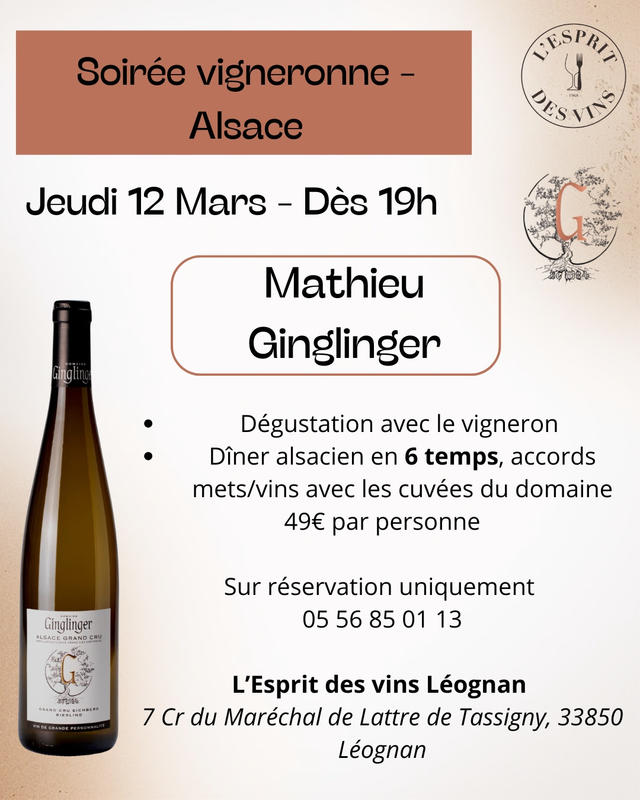 Soirée Vigneronne - Alsace