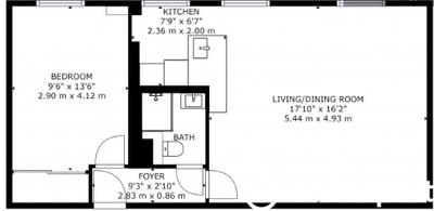 Appartement - 49 m² - 2 pièces