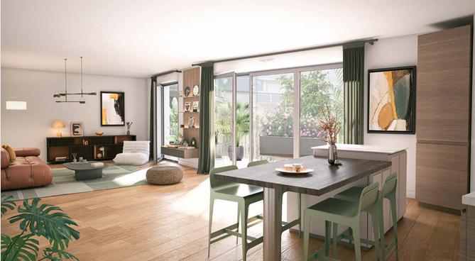 Appartement - 93 m² - 4 pièces