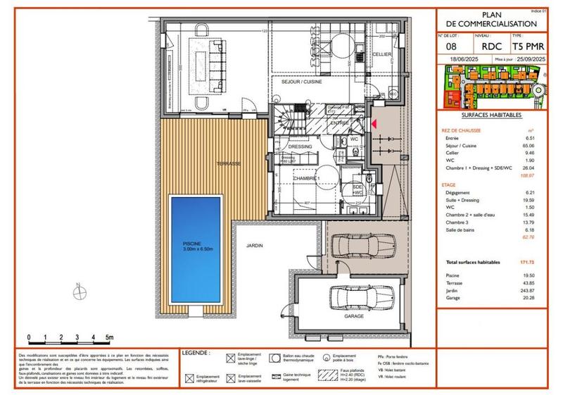 Villa - 171 m² - 6 pièces