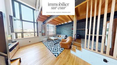 Loft - 58 m² - 3 pièces