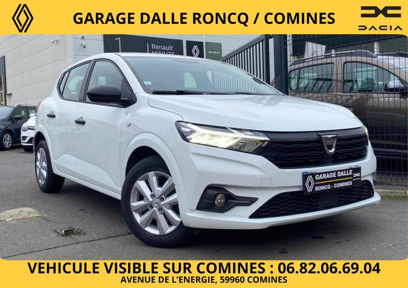 Dacia Sandero Essentiel Sce65 Carplay/Centralisation/Roue de Secours/Vitres Av Electriques
