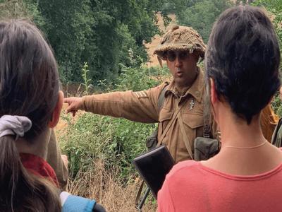 Berjou, été 44: visite guidée du champ de bataille
