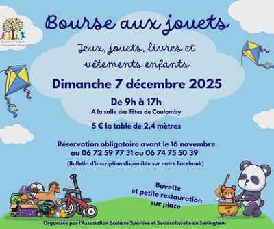Bourse aux jouets - puériculture