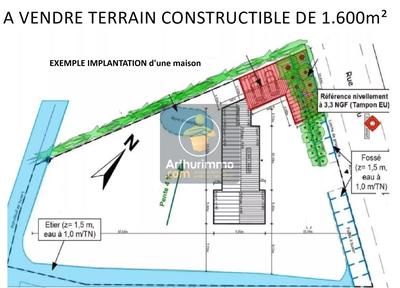 Terrain - 1 600 m²