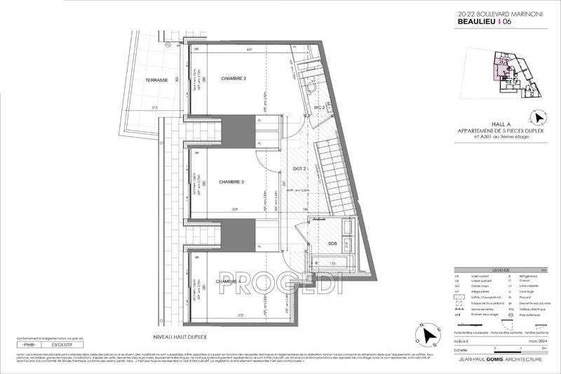 Duplex - 110 m² - 5 pièces