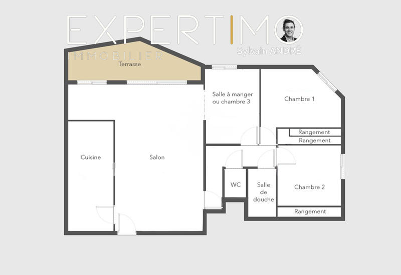 Appartement - 92 m² - 4 pièces