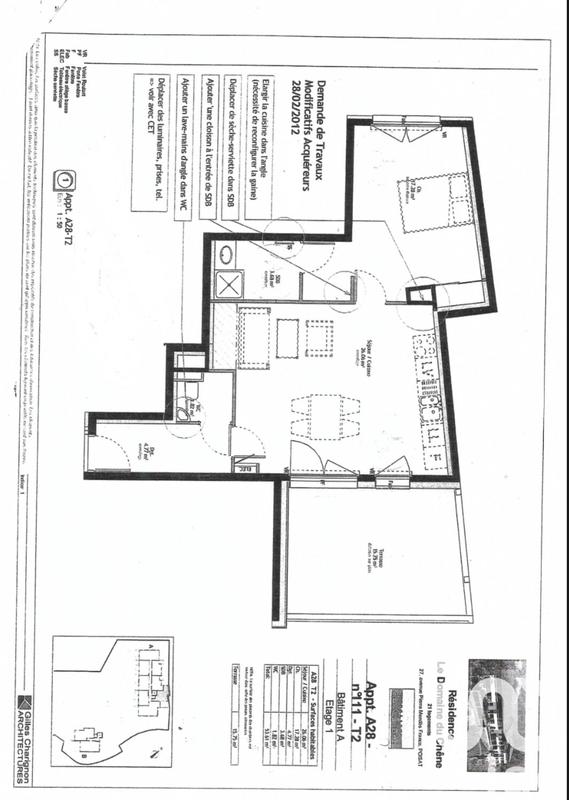 Appartement - 53 m² - 2 pièces