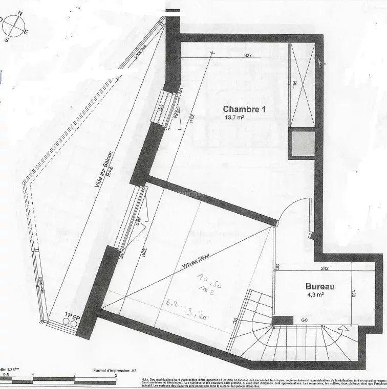 Appartement - 49 m² - 2 pièces
