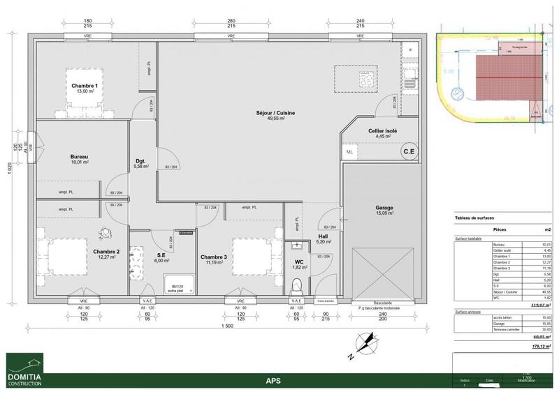 Maison - 119 m² - 6 pièces