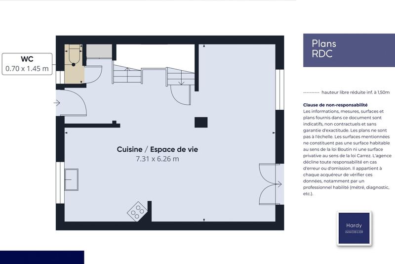 Maison ancienne - 121 m² - 6 pièces