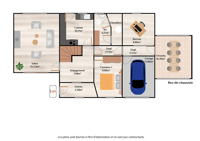 Maison - 144 m² - 6 pièces