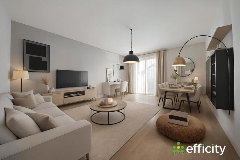 Appartement ancien - 65 m² - 3 pièces